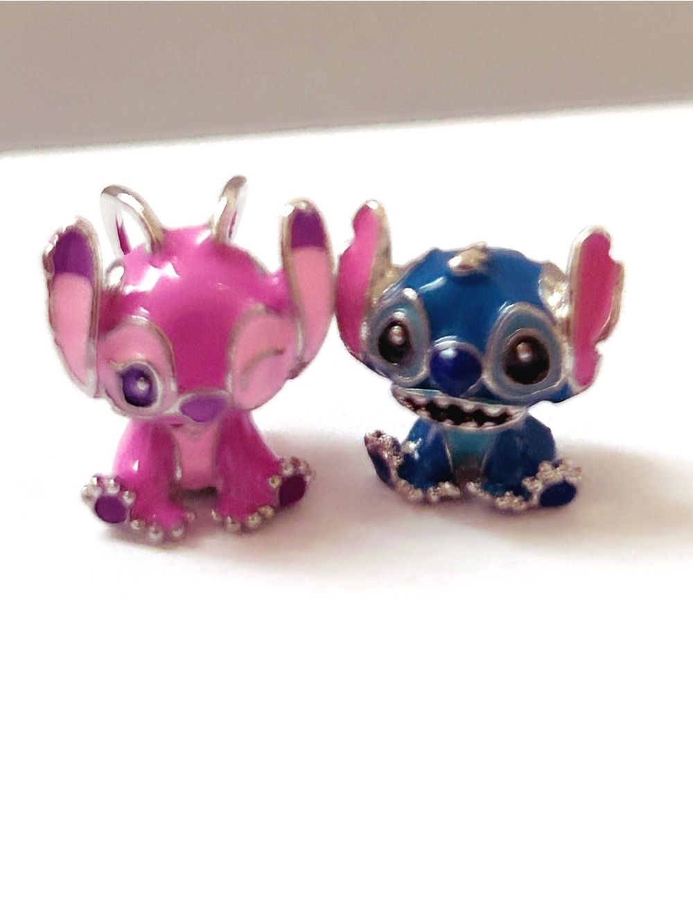 Silver Sanrio Disney Stitch Angel Charm - Picture 5 of 6